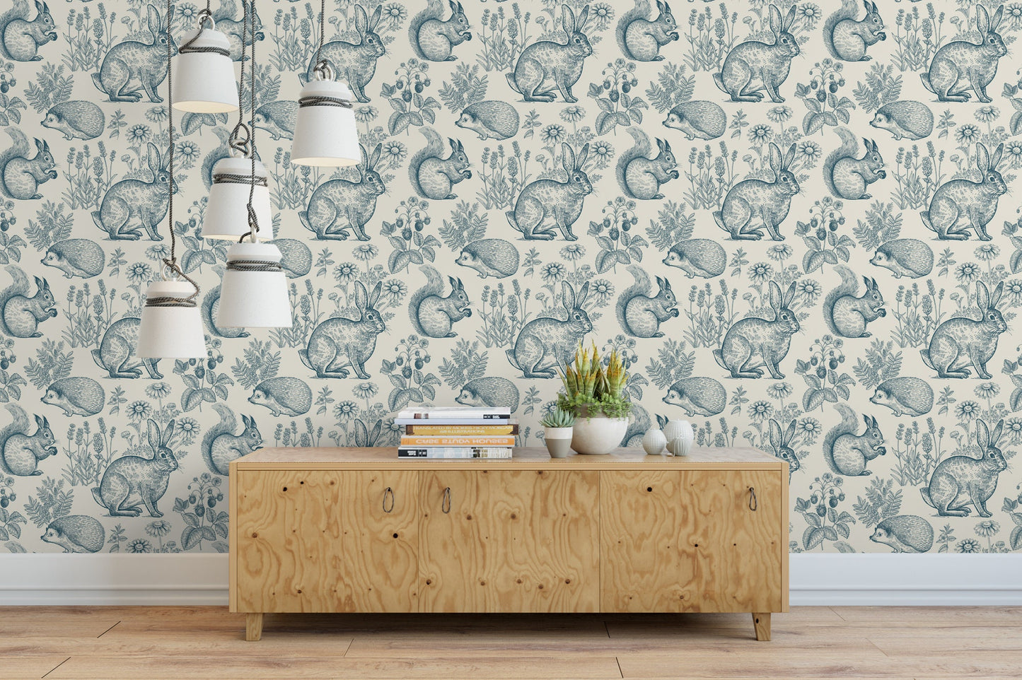 Hedgehog and Rabbit Wallpaper MW1482