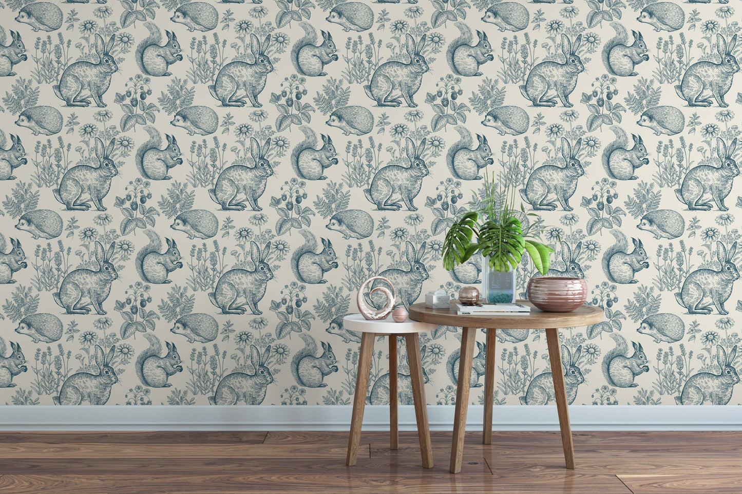 Hedgehog and Rabbit Wallpaper MW1482