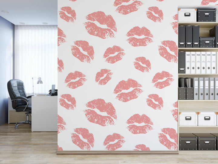 Pink Kisses Wallpaper MW1300