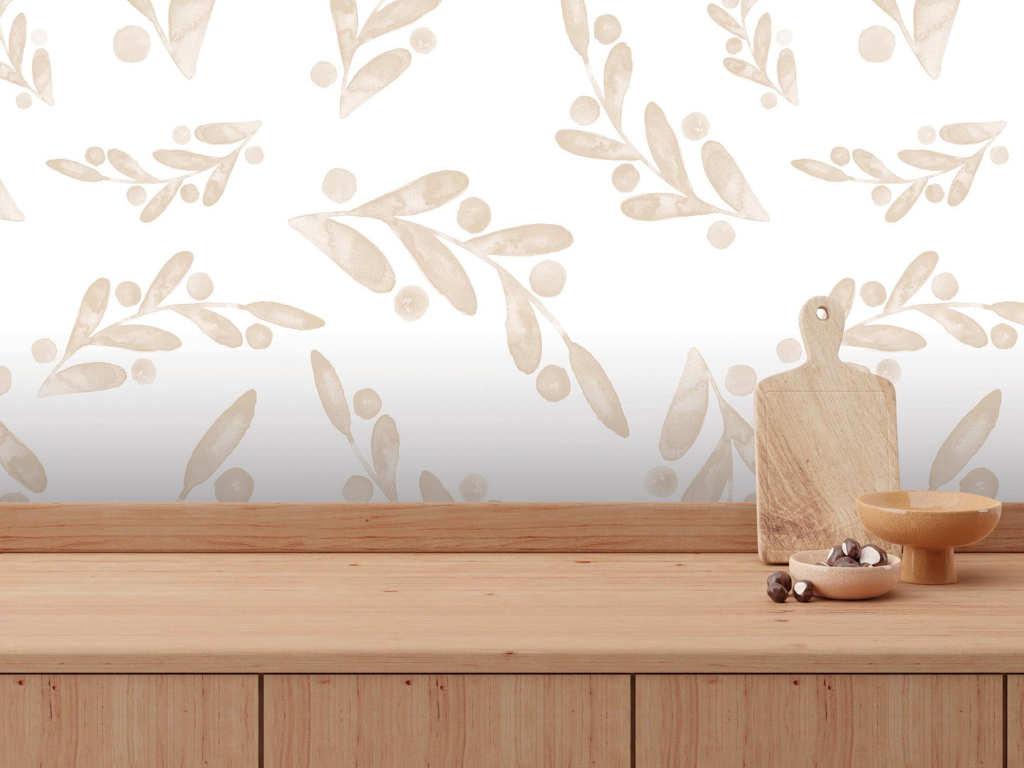 a wooden table topped with a cutting board and a wooden bowl