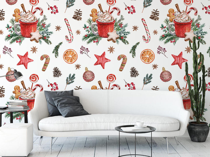 Hot Cocoa Christmas Wallpaper MW1938