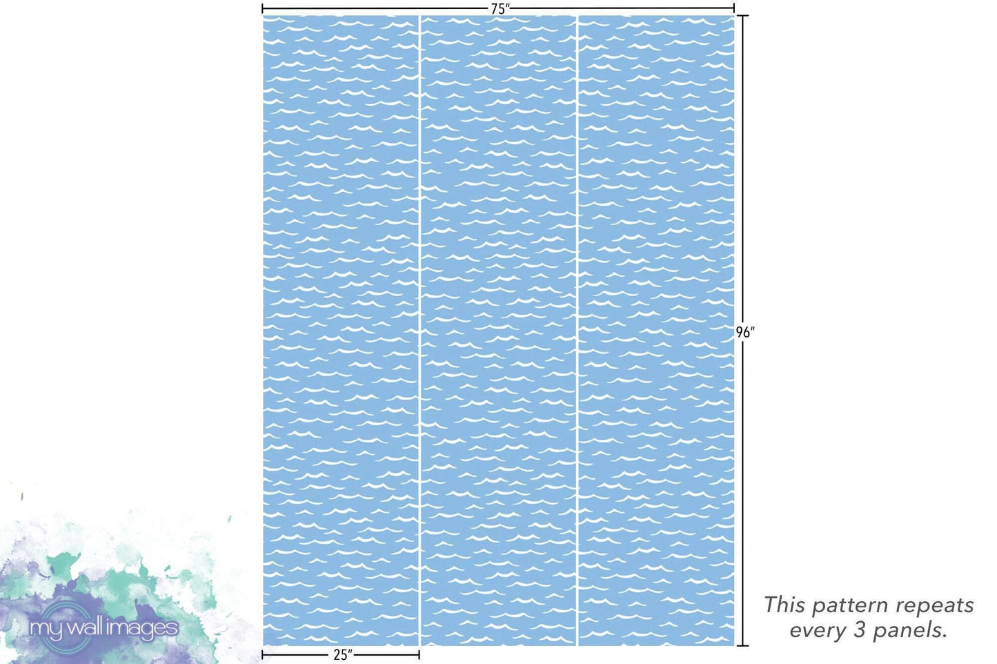 Blue Ocean Waves Wallpaper MW1567