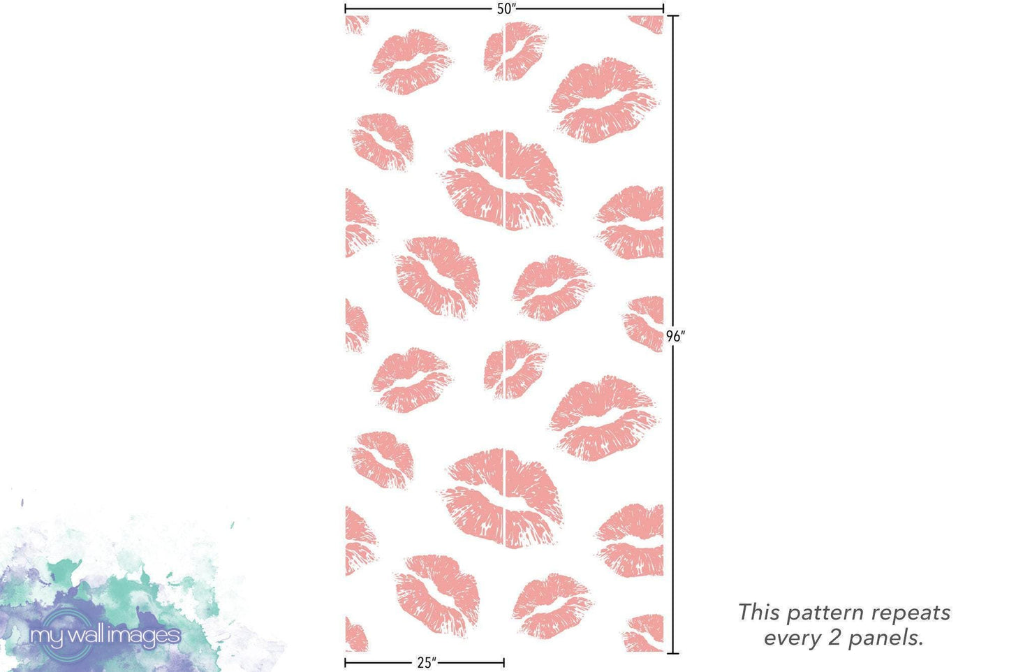 Pink Kisses Wallpaper MW1300