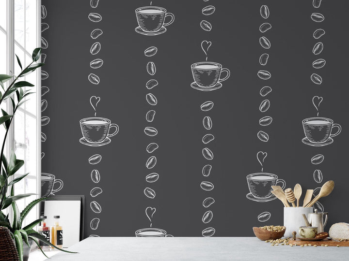 Coffee Love, Coffee Shop, Espresso Beans Wallpaper MW1696