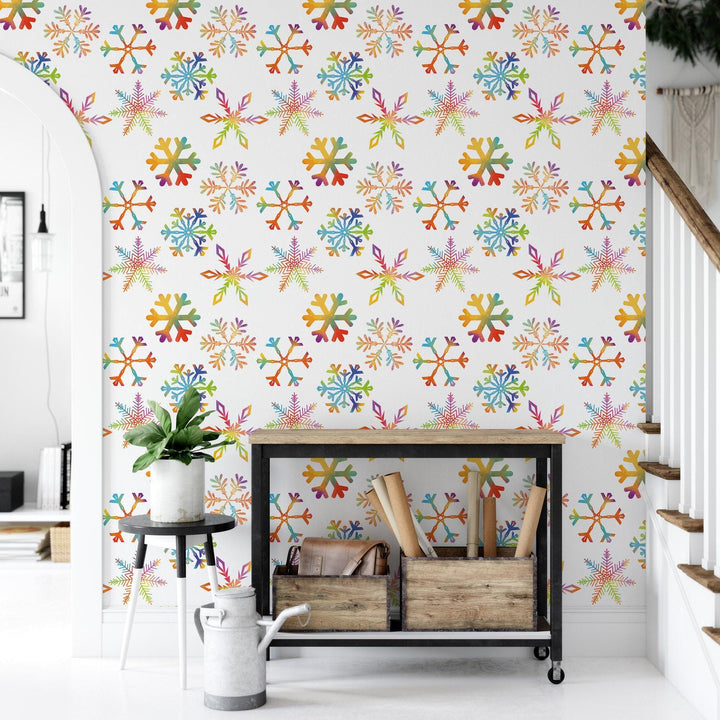 Snowflakes Christmas Wallpaper MW1933
