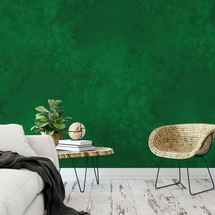 Watercolor Abstract Green Wallpaper MW1842