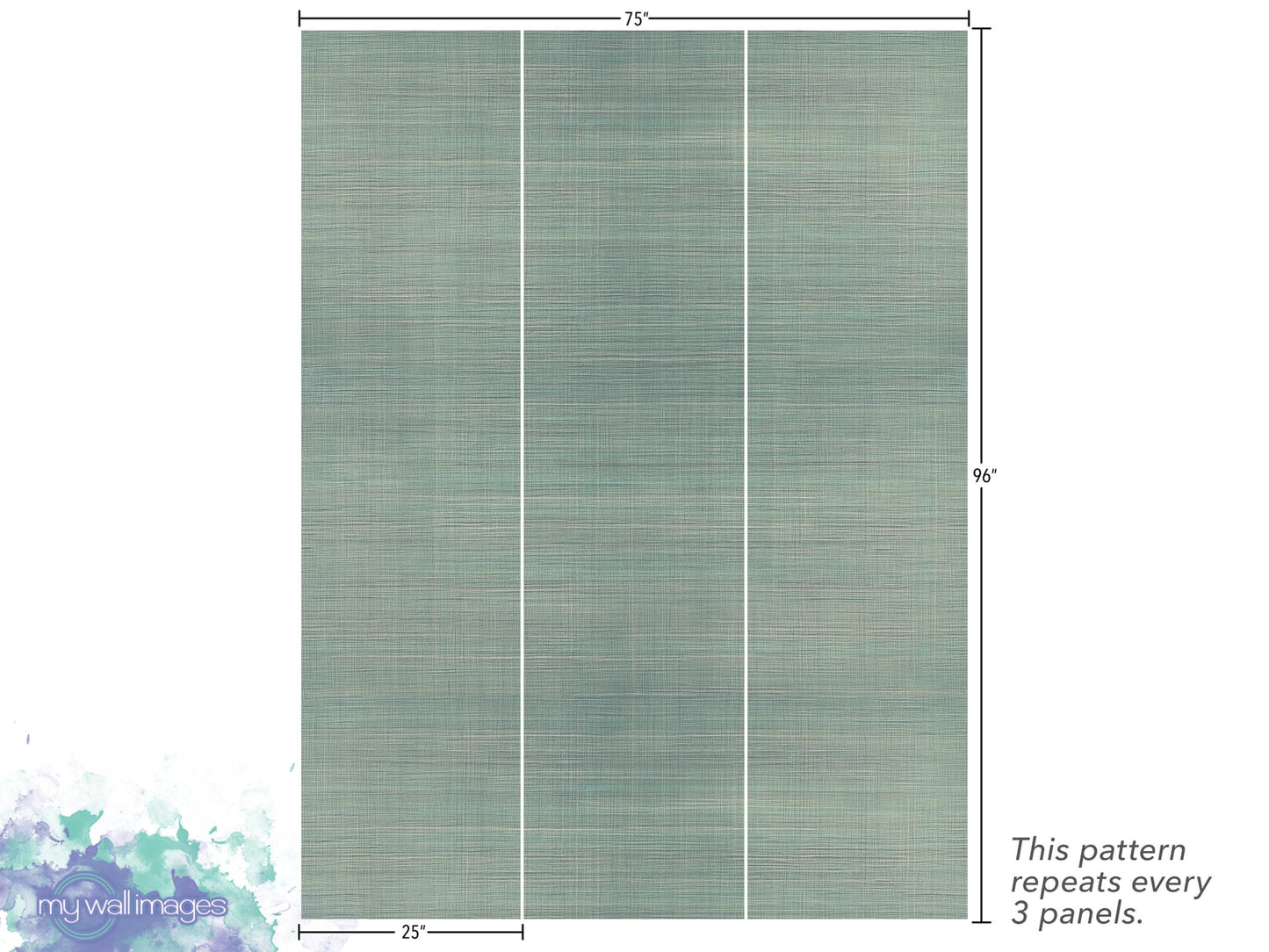 Light Sage Faux Grasscloth Peel and Stick Wallpaper - Natural Wall Covering - Wall Mural - Removable Wallpaper - Wall Decor, Accent - MW2142