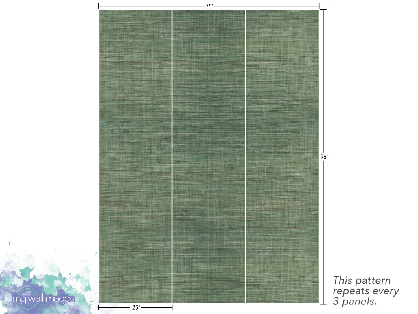 Moss Faux Grasscloth Peel and Stick Wallpaper - Natural Wall Covering - Wall Mural - Removable Wallpaper - Wall Decor - Accent Wall - MW2140