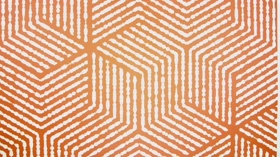 Orange & White Bold Geometric  Removable Wallpaper, Wall Art, Peel and Stick Wallpaper,  Mural Room Decor, Wallpaper, MW1234